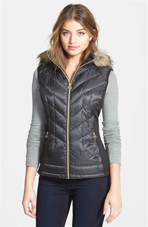 michael kors fake fur vest - Michael Kors down vest women.